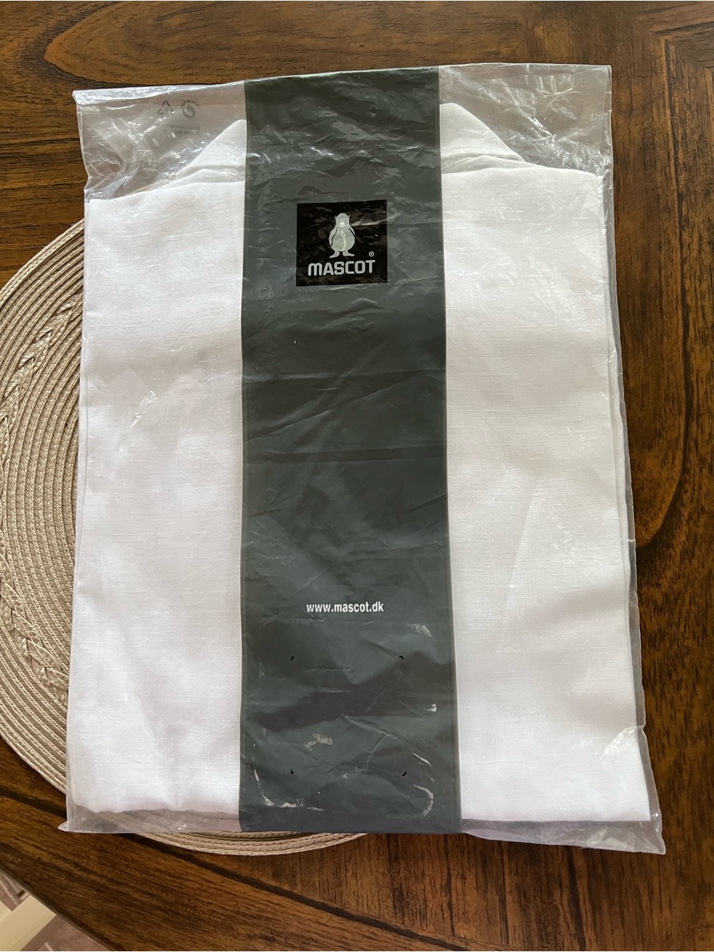 Mascot White Work Shirt - Packaged